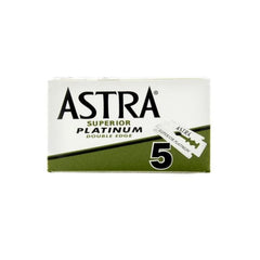 20 Astra Superior Platinum DE Blade, 4 packs of 5 (20 blades)-Astra Blades-ItalianBarber
