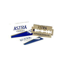 (Blue Pack) 20 Astra Superior Stainless Double Edge Razor Blades - Blue Pack-Astra Blades-ItalianBarber