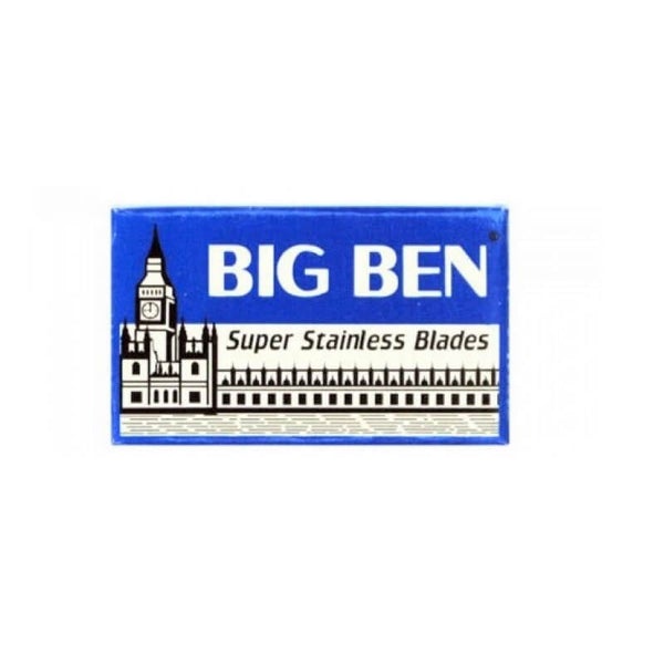 10 Big Ben Super Stainless DE Blade, 1 pack of 10 (10 blades)-Big Ben-ItalianBarber