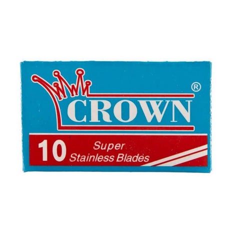 200 Crown Super Stainless DE Blade, 20 packs of 10 (200 blades)-Crown-ItalianBarber