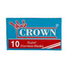 10 Crown Super Stainless DE Blade, 1 pack of 10 (10 blades)-Crown-ItalianBarber