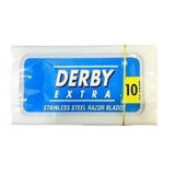 200 Derby (Blue) Extra Super Stainless Double Edge Stainless Steel Razor Blades (20 Packs of 10)-Derby-ItalianBarber