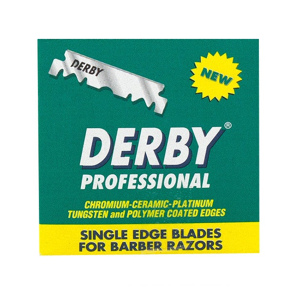 100 Derby Professional Half Blades for Barber Razors-Derby-ItalianBarber