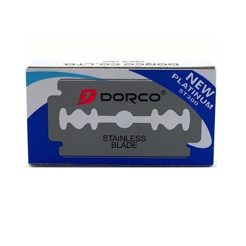 Dorco ST-300 Platinum Stainless Double Edge Razor Blades - Blue Pack - 100 Blades-Dorco-ItalianBarber