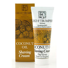 Geo F Trumper Coconut Oil Soft Shaving Cream Travel Tube 75g-Geo F Trumper-ItalianBarber