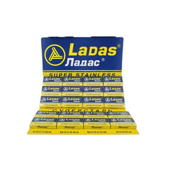 100 Ladas Super Stainless DE Blade, 20 packs of 5 (100 blades)-Ladas-ItalianBarber