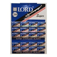 200 Lord Super Stainless DE Blade, 20 packs of 10 (200 blades)-Lord-ItalianBarber