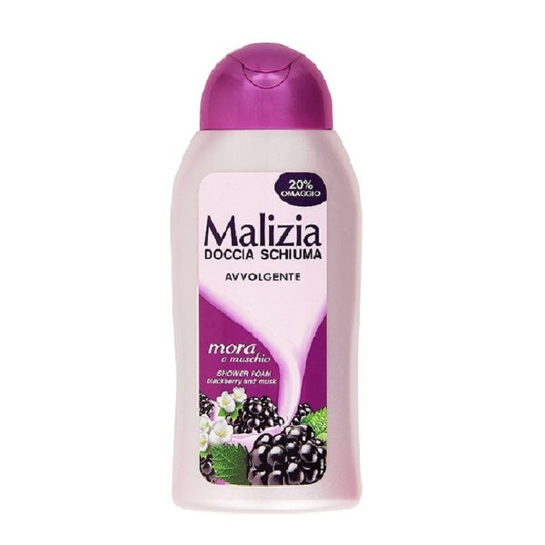 Malizia Shower Foam "Musk&Blackberry" Doccia Mora&Muschio 300ml-Malizia-ItalianBarber