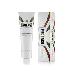 (White Tube) Proraso Shaving Cream - Green Tea & Oat - For Sensitive Skin-Proraso-ItalianBarber