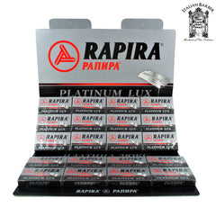 10 Rapira Platinum Lux DE Blades, 2 packs of 5 (10 blades)-Rapira Blades-ItalianBarber