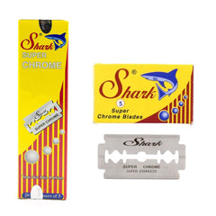 100 Shark Super Chrome DE Blade, 20 packs of 5 (100 blades)-Shark Blades-ItalianBarber